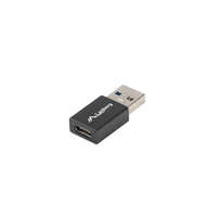  LANBERG USB-C(F) 3.1->USB-A(M) ADAPTER FEKETE