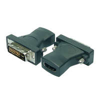 LogiLink LogiLink HDMI adapter, A/F - DVI-D/M, 1080p, fekete
