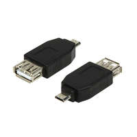 LogiLink LogiLink USB 2.0 adapter, Micro-USB/M-USB-A/F, fekete