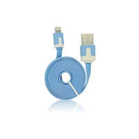 Bluestar USB - IPHO 5/5C/5S/6/6 Plus/iPAD Mini iOS8.3 kompatibilis vékony kábel (kék)