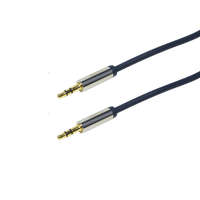 LogiLink Logilink Hang kábel 3.5 mm Sztereó M/M egyenes, 0,5 m, kék