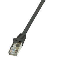 Logilink LogiLink Patch kábel Econline, Cat.5e, F/UTP, fekete, 10 m