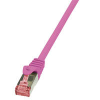 Logilink LogiLink Patch kábel PrimeLine, Cat.6, S/FTP, rózsaszín, 0,5 m
