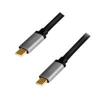 Logilink Logilink USB 3.2 Gen2 Type-C kábel, C/M-C/M, PD, AV, alu, 1 m