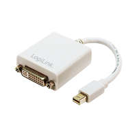 Logilink Logilink DisplayPort adapter, mDP/M-DVI/F, 1080p, fehér, 0,1 m