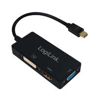 LogiLink LogiLink DisplayPort adapter, mDP/M HDMI+DVI+VGA, 4K/30 Hz, 0,15 m