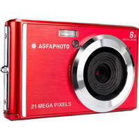  Agfaphoto Kompakt fényképezőgép - 21 Mp - 8x Digitális zoom - Lítium akkumulátor - Piros