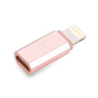 Hoco HOCO Adapter csatlakozó - lightning - micro USB rose gold
