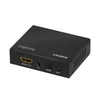 Logilink Logilink HDMI audio kivonó, 2CH/5.1CH, SPDIF, 3.5 mm, 4K/60 Hz, HDR, CEC, ARC