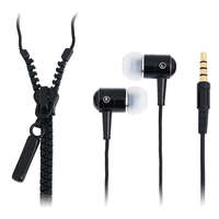 LogiLink LogiLink "Zippzár&#039;&#039; Sztereo mikrofonos fülhallgató, távirányítóval, fekete
