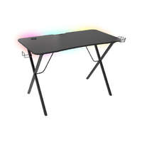 Genesis Genesis Holm 200 Gamer asztal RGB világítással, fekete