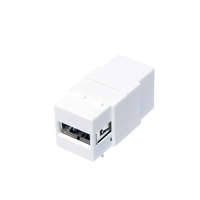 Logilink Logilink USB 2.0 keystone csatlakozó, A/F USB-B/F, fehér