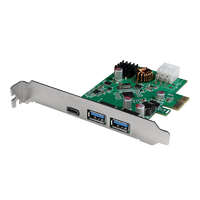 Logilink Logilink PCI Express kártya, USB 3.2 Gen1x1, 1x USB-C PD 3.0 és 2x USB 3.0