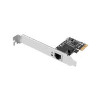  LANBERG PCI-EXPRESS">RJ45 ETHERNET ADAPTER HÁLÓZATI KÁRTYA PCI-E X1 1X RJ45 1GB RTL8111C LOW PROFILE
