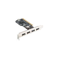  LANBERG PCI KÁRTYA->4X USB-A 2.0 + 1X BELSŐ USB-A 2.0