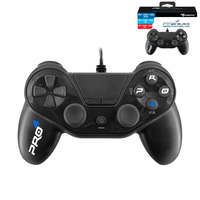 Subsonic SUBSONIC PS4 (PS4 Slim - PS4 Pro - PS3 - PC) - Fekete Pro 4 Vezetékes kontroller