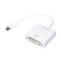LogiLink LogiLink USB 3.2 Gen1 Type-C adapter, C/M DVI-D/F, 1080p, fehér, 0,14 m