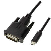 Logilink Logilink USB 3.2 Gen 1x1 USB-C M és DVI közötti kábel, 1,8m