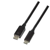 Logilink Logilink USB 3.2 Gen 1x1 USB-C M és Display-port 1.2 közötti kábel, 3m
