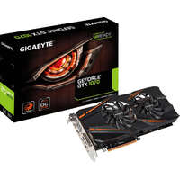  GIGABYTE GeForce GTX 1070 WINDFORCE OC 8GB GDDR5 256bit (GV-N1070WF2OC-8GD) Videokártya - Kifogástalan működés, újszerű, dobozos