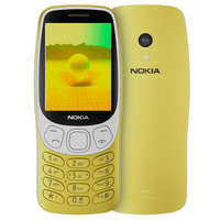 Nokia Nokia 3210 4G DS Gold nyomógombos kártyafüggetlen mobiltelefon + Telekom Domino feltöltőkártya