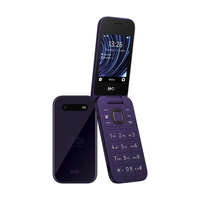 Hmd HMD 2660 4G FLIP DS, VIOLET kártyafüggetlen mobiltelefon + Telekom Domino feltöltőkártya