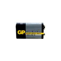 GP GP Battery (9V) SUPERCELL Cink szén elem 1 db-os, 6F22, 1604S-B, 9V