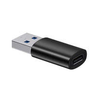 Baseus Baseus Ingenuity Mini OTG adapter USB-A 3.1- USB-C, fekete (ZJJQ000101)