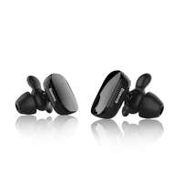 Baseus Baseus fülhallgató, Bluetooth Encok W02, Truly Wireless Touch Control, Binaural, zajcsökkentés, HD hang, BT 4.2, fekete (NGW02-01)