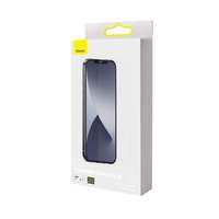 Baseus Baseus iPhone 12 Pro Max 0.3 mm, teljes felületre, lekerekített edzett üveg (2db), fehér (SGAPIPH67N-LS02)