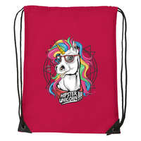  Hipster unicorn - Sport táska Piros