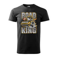  Póló Road king mintával Fekete XL