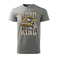  Póló Road king mintával Szürke XL