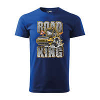  Póló Road king mintával Kék XL