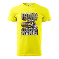  Póló Road king mintával Sárga XL