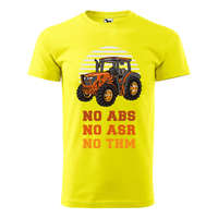  Póló No ABKS No ASR No THM mintával Sárga XL