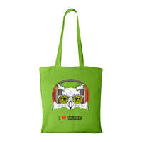  Zenét hallgató bagoly - Bevásárló táska Zöld