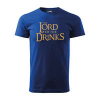  Póló The Lord of the Drinks mintával Kék 2XL