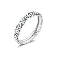 Ékszerkirály Női gyűrű, ezüst, vintage, 8-as méret