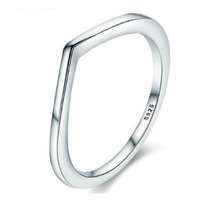 Ékszerkirály Ezüst gyűrű, szabálytalan forma, 6-os méret