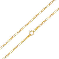 Ékszerkirály 14k arany lánc, Figaro, 45 cm