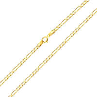 Ékszerkirály 14k arany nyaklánc, Figaro, 50 cm