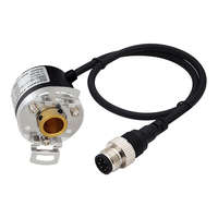 Autonics E40HB12-50-6-L-24-C Forgó jeladó 12-24V DC 50ppr Line Driver/A,A',B,B',Z,Z' IP50 V.Csőt. Kábelcs.