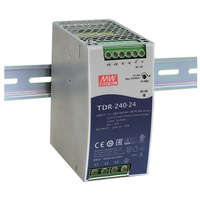 Mean Well TDR-240-48 Mean Well Tápegység Sínre szerelhető DC 48V, 5A, 240W, 340-550VAC, 480-780VDC