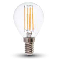 V-TAC V-TAC LED FILAMENT lámpa izzó/E14/P45/4W/2700K/ A++/KISGÖMB - 4300