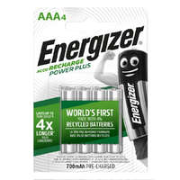 ENERGIZER Energizer power plus AAA R03 Ni-MH 700mAh Ni-MH újratölthető akkumulátor micro ceruza elem 4 db