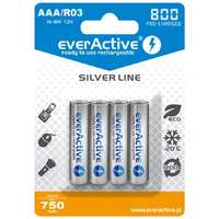 EverActive Everactive Professional Line R03 AAA 800 mAh Ni-MH újratölthető akkumulátor mikro ceruza elem 4db