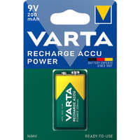 VARTA Varta 6LR61/9V Ni-MH 200mAh 8, 4V újratölthető akkumulátor elem
