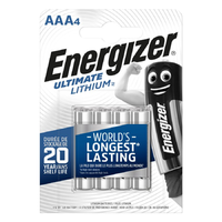 ENERGIZER Energizer L92 Ultimate lítium mikro elem AAA / LR03 4 db