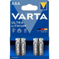 VARTA Varta Ultra lítium mikro elem L92 R03 AAA 4 db